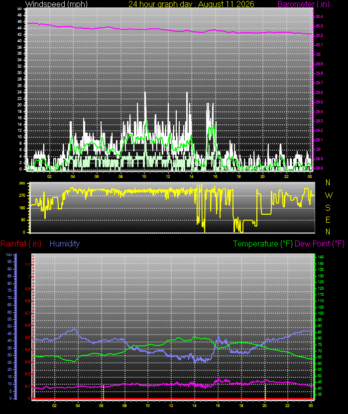 24 Hour Graph for Day 11